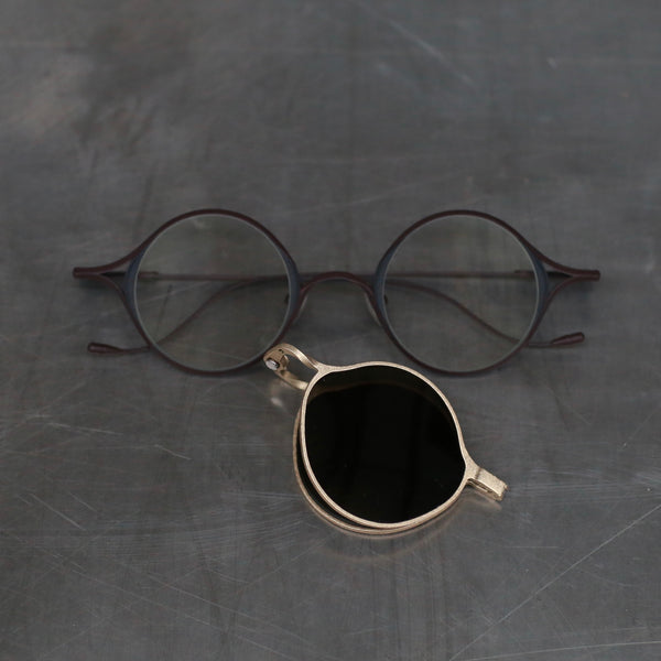 Rigards x The Viridi-Anne collaboration detachable sunglasses RG1022TVA collection RG-RG1022TVA-GQTHJKTMJBL antique bronze & black frame antique gold frame transparent lens + gradient green lens
